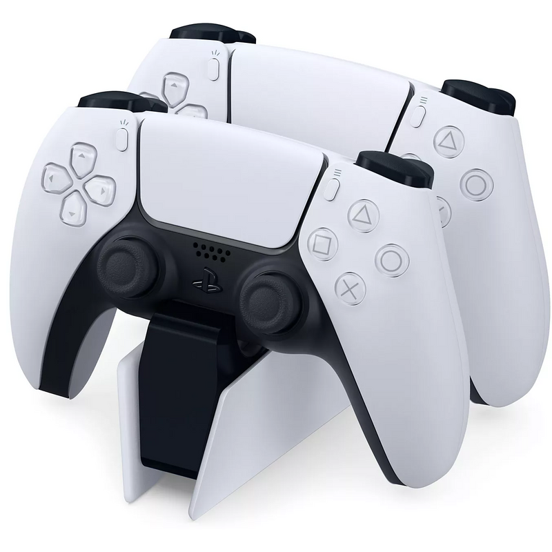 Station de recharge sans fil Sony DualSense pour PS5 Noir et blanc