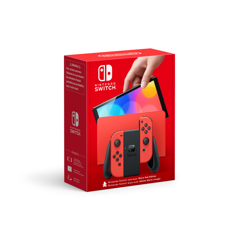 Nintendo Switch OLED Édition Mario (Rouge)
