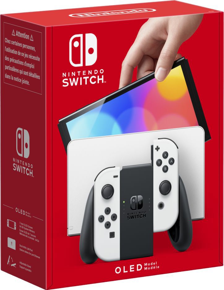 Nintendo Switch OLED Blanche avec Joy-Con Blancs - Occasion